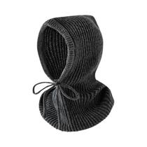 Gorro Balaclava Unissex De Inverno Tricotado À Prova De Vento Com Capuz E Cordão, Touca De Pescoço Gorro Balaclava Unissex De Inverno Tricotado À Prova De Vento Com Capuz E Cordão, Touca De Pescoço