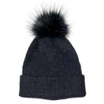 Gorro basic+ fem pompom preto lr24106 Gorro basic+ fem pompom preto lr24106