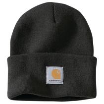 Gorro Carhartt Knit Preto para Homens com Punhos Gorro Carhartt Knit Preto para Homens com Punhos