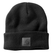 Gorro Carhartt masculino com adesivo tonal preto 100% acrílico