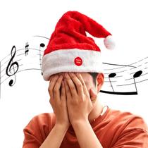 Gorro Chapéu Natal Musical Movimenta Toca Música Natalina