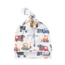 Gorro de bebê Copper Pearl Top Knot Elástico Soft Truck