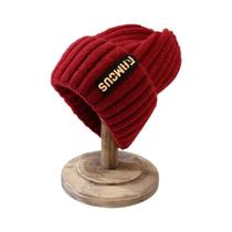 Gorro de Crochê Macio para Inverno, Unissex, Acessório de Moda em Cor Sólida