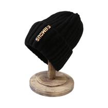 Gorro de Crochê Macio para Inverno, Unissex, Acessório de Moda em Cor Sólida