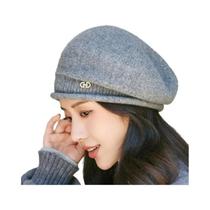 Gorro De Fleece Macio E Confortável Para Mulheres Com Bolso, Boné De Tricô Acrílico Para Outono E