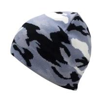 Gorro De Inverno Camuflado Tricotado Quente Para Homens E Mulheres, Boné De Outono