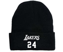 Gorro de inverno de anime Knitted Hat Lakers 24 para adultos e crianças