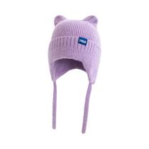Gorro De Inverno Feminino Com Orelhas De Gato, Estilo Kpop, À Prova De Vento, Tricotado, Cores