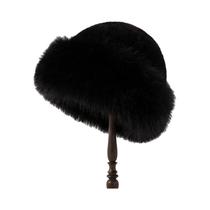 Gorro De Inverno Feminino De Pelúcia Grossa E Quente Estilo Mongol