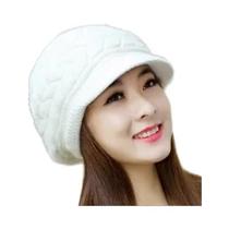 Gorro De Inverno Feminino Quente De Lã Tricotada, Estilo Retrô Para Esqui, Camping, Corrida E