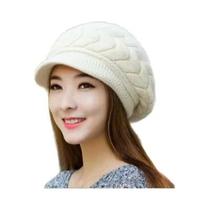 Gorro De Inverno Feminino Quente De Lã Tricotada, Estilo Retrô Para Esqui, Camping, Corrida E