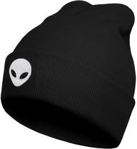 Gorro de Inverno FUNCOOLCY Alien Branco - Quente para Homens e Mulheres Gorro de Inverno FUNCOOLCY Alien Branco - Quente para Homens e Mulheres