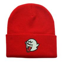 Gorro de inverno Knitted Hat Ghosts Anime para adultos e crianças Gorro de inverno Knitted Hat Ghosts Anime para adultos e crianças