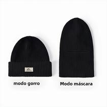 Gorro De Inverno Masculino 2 Em 1 Com Máscara Balaclava, Protetor Facial, Touca De Esqui Tática,