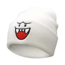 Gorro De Inverno Masculino Quentinho E Fofo Com Bordado De Rosto Feliz Presente De Natal Perfeito