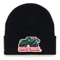 Gorro de Inverno Monster Jam Grave Digger para Recém-Nascido - Preto