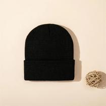 Gorro De Inverno Para Bebê Recém-Nascido Em Cor Sólida, Tricô De Pelúcia, Bonitinho Para Meninos E Gorro De Inverno Para Bebê Recém-Nascido Em Cor Sólida, Tricô De Pelúcia, Bonitinho Para Meninos E