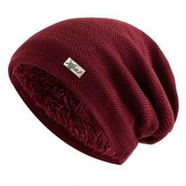 Gorro De Inverno Pele Forrada Unissex Casual Gorro De Inverno Pele Forrada Unissex Casual