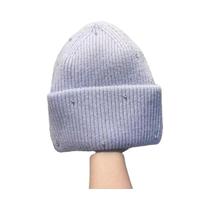 Gorro De Inverno Quente Com Strass E Proteção De Orelha Em Pele De Coelho, Dobrável E Moderno