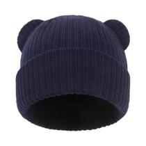 Gorro De Inverno Quente Para Bebês, Tricotado, Em Cor Sólida, Boné De Lã Para Meninos E Meninas,
