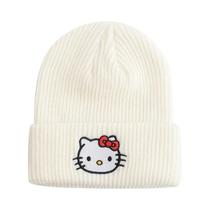 Gorro De Inverno Tricotado Feminino Com Estampa Da Hello Kitty, Cinnamoroll, Melody E Kuromi