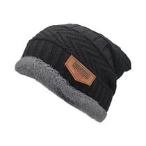 Gorro De Inverno Tricotado Para Homens E Mulheres, Capuz Quente E Grosso Sem Aba, Gorro De Pelúcia Gorro De Inverno Tricotado Para Homens E Mulheres, Capuz Quente E Grosso Sem Aba, Gorro De Pelúcia