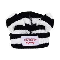 Gorro De Inverno Tricotado Para Mulheres E Homens, Marca De Luxo, Bonito Com Orelhas De Coelho,