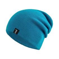 Gorro De Inverno Tricotado Unissex Em Várias Cores Com Etiqueta Decorativa Casual Para Uso Diário Ao