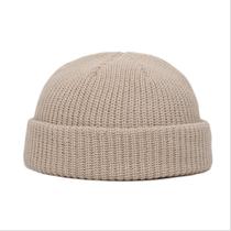 Gorro De Inverno Tricotado Unissex Quente Para Homens E Mulheres Em Cores Sólidas Estilo Hip Hop