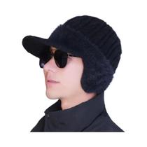 Gorro De Inverno Unissex À Prova De Vento Com Forro Térmico E Proteção Para as Orelhas Para Esqui,