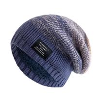 Gorro De Inverno Unissex Com Forro De Pelúcia, Boné Tricotado Estilo Slouchy Para Homens E Mulheres