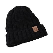 Gorro De Inverno Unissex Forrado Com Pelúcia, Quente E Casual, Com Estampa De Folha De Bordo, Para Gorro De Inverno Unissex Forrado Com Pelúcia, Quente E Casual, Com Estampa De Folha De Bordo, Para