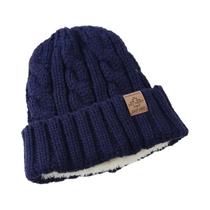 Gorro De Inverno Unissex Forrado Com Pelúcia, Quente E Casual, Com Estampa De Folha De Bordo, Para Gorro De Inverno Unissex Forrado Com Pelúcia, Quente E Casual, Com Estampa De Folha De Bordo, Para