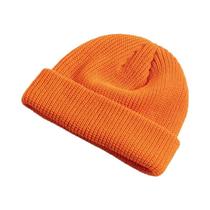 Gorro De Inverno Unissex Quente E Tricotado, Cor Sólida, Para Meninos, Meninas, Homens E Mulheres,