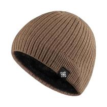 Gorro De Inverno Unissex Tricotado Em Cor Sólida, Quente, Para Esportes Ao Ar Livre Com Forro De Gorro De Inverno Unissex Tricotado Em Cor Sólida, Quente, Para Esportes Ao Ar Livre Com Forro De