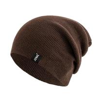Gorro De Inverno Unissex Tricotado Em Várias Cores Com Decoração De Letras Casual Para Uso Diário Ao