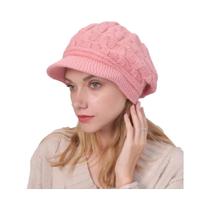 Gorro De Lã Quente E Espesso, Estilo Twist, Proteção Ao Ar Livre Contra O Vento, Gorro De Inverno