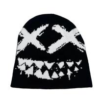 Gorro De Lã Tricotado Com Letras Estilo Hip Hop, Moda De Rua Para Outono E Inverno, Estilo Americano