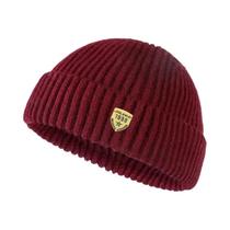 Gorro De Lã Tricotado Masculino, Cor Sólida, Estilo De Rua Para Casais, Outono E Inverno