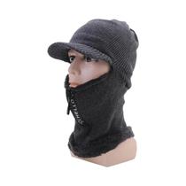 Gorro De Lã Tricotado Para Homens, Quente E À Prova De Vento, Com Proteção Para as Orelhas, Boné Gorro De Lã Tricotado Para Homens, Quente E À Prova De Vento, Com Proteção Para as Orelhas, Boné