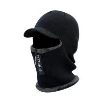 Gorro De Lã Tricotado Para Homens, Quente E À Prova De Vento, Proteção Para as Orelhas, Boné Bomber Gorro De Lã Tricotado Para Homens, Quente E À Prova De Vento, Proteção Para as Orelhas, Boné Bomber