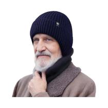 Gorro De Lã Tricotado Quente Para O Inverno Com Protetores De Orelha, Capuz Térmico À Prova De Vento Gorro De Lã Tricotado Quente Para O Inverno Com Protetores De Orelha, Capuz Térmico À Prova De Vento