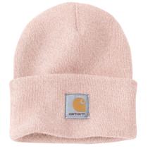 Gorro de Malha Carhartt com Punhos - Cor Ash Rose/Marshmallow Marl