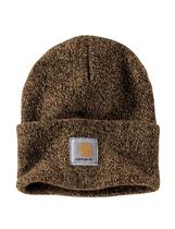 Gorro de malha Carhartt com punhos para homens marrom escuro/arenito