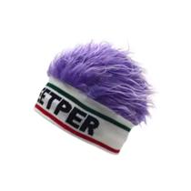 Gorro De Malha Com Peruca De Cabelo Chapéu De Malha Elastic