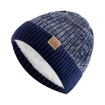 Gorro De Malha Feminino Quente Forrado Sem Aba Para Uso Diário No Outono E Inverno Gorro De Malha Feminino Quente Forrado Sem Aba Para Uso Diário No Outono E Inverno