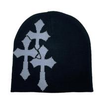 Gorro De Malha Jacquard Y2K Hip Hop Para Adultos, Moda De Rua, Estilo Europeu E Americano Gorro De Malha Jacquard Y2K Hip Hop Para Adultos, Moda De Rua, Estilo Europeu E Americano