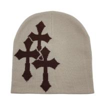 Gorro De Malha Jacquard Y2K Hip Hop Para Adultos, Moda De Rua, Estilo Europeu E Americano