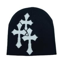 Gorro De Malha Jacquard Y2K Hip Hop Para Adultos, Moda De Rua, Estilo Europeu E Americano Gorro De Malha Jacquard Y2K Hip Hop Para Adultos, Moda De Rua, Estilo Europeu E Americano