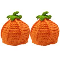 Gorro de malha Tinsow Baby Pumpkin Hat para 0 a 12 meses
